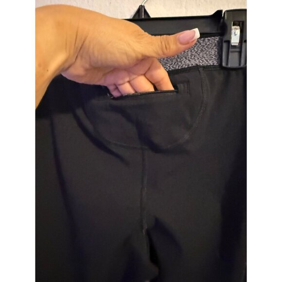 Men’s Limitless Compression Black Tights w/ brushed Waistband - Picture 4 of 15